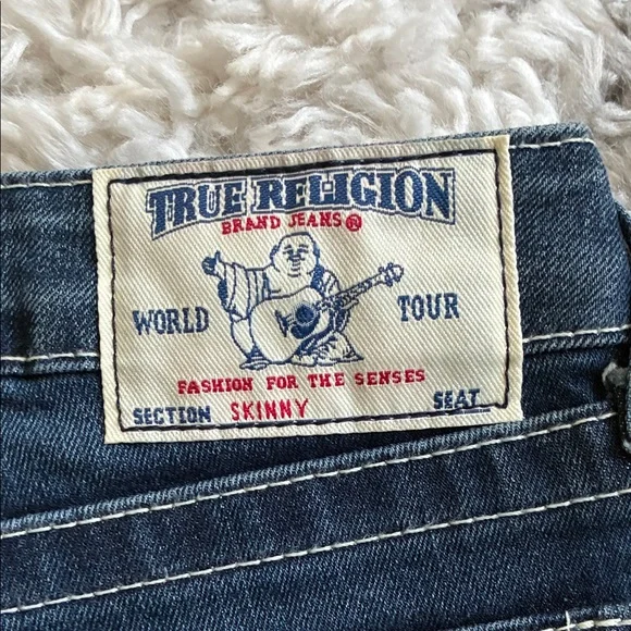 True Religion Dark Blue Skinny Jeans - Picture 5 of 12